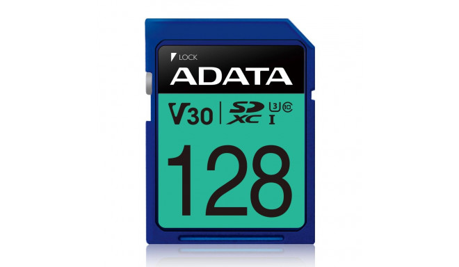 ADATA  MEMORY SDXC 128GB V30/ASDX128GUI3V30S-R