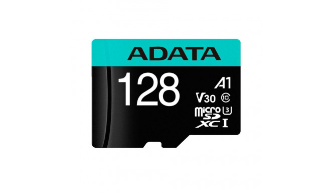ADATA 128GB Premier Pro microSDXC kuni 100/80 MB/s lugemis-/kirjutamiskiirusega adapteriga