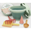 COMPACTOYS ECO Beach bucket with sandbox toys