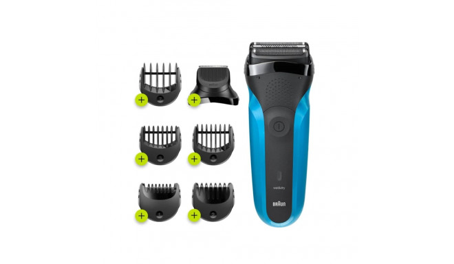 Braun Series 3 Shave&Style 310BT pardel, must/sinine