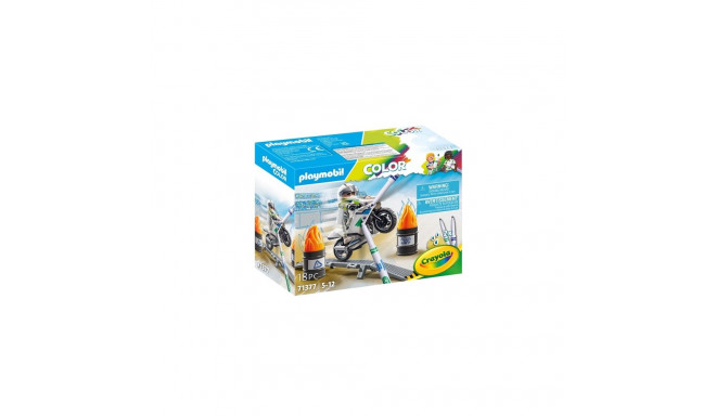 CONSTRUCTOR PLAYMOBIL COLOR MOTORBIKE