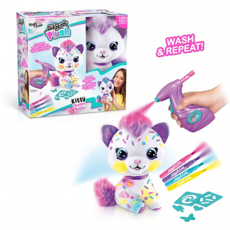 AIRBRUSH PLUSH õhupintsliga Kitty, 25 cm