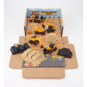 JCB MINI MACHINES Playset with sand and 5 car