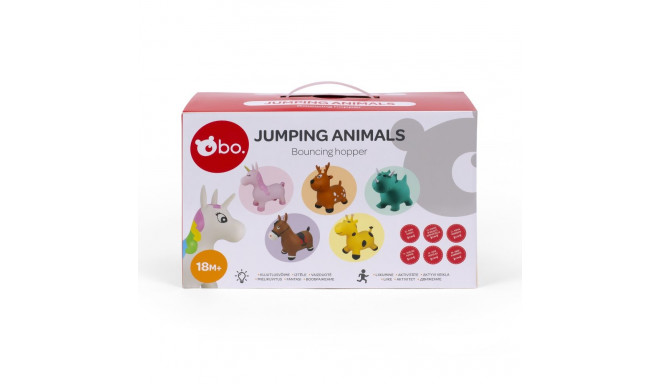 bo. Jumping animal Giraffe