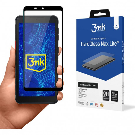 3mk glass screen protector Samsung Galaxy Xcover 5 HardGlass Max Lite, black