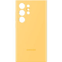Mobiili tagakaas Samsung Galaxy S24 Ultra Silikoon, kollane