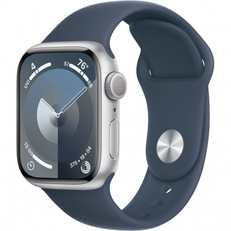 Nutikell Apple Watch Series 9 GPS 41mm AL Silver/Storm Sport M/L