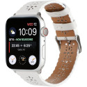 Kellarihm Trendybay Apple Watch 38/40/41mm, nahk, valge lill