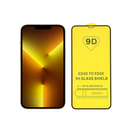 TakeMe kaitseklaas Apple iPhone 14 Pro Max 6.7'' hibridne paindlik täisekraani 9D, must raam