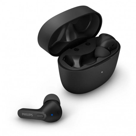 Philips True Wireless Headphones TAT2206BK/00  IPX4 water protection  Up to 18 hours play time  Blac
