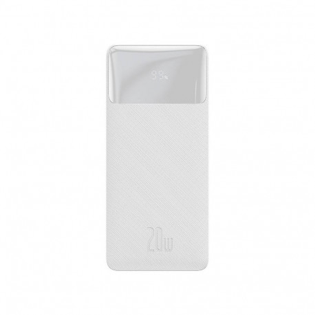 Baseus akupank Bipow 10000mAh 2xUSB USB-C 20W, valge