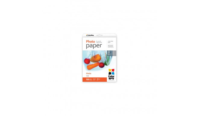 ColorWay Matte Photo Paper  10x15  190 g/m2  100 sheets