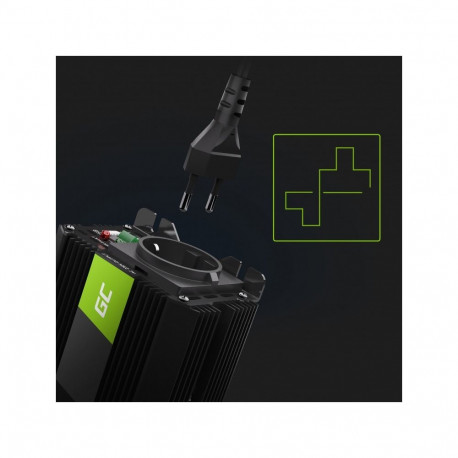 Green Cell autoinverter 12V-230V 300W/600W USB