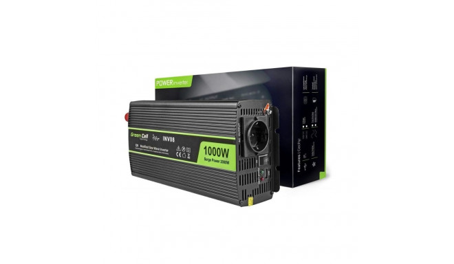 Green Cell  Registered  Voltage Car Inverter 12V to 220V  1000W/2000W