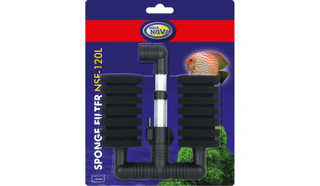 Aqua Nova NSF-120L TWO-CHAMBER SPONGE FILTER