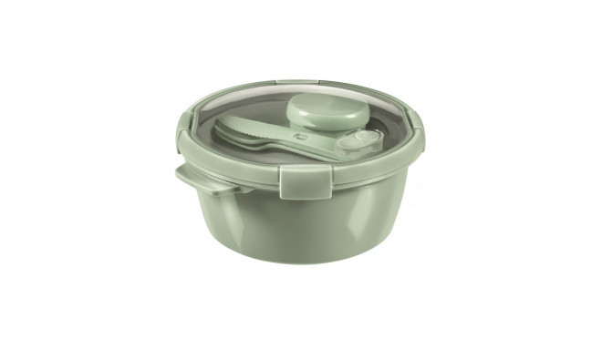Curver Lunch Kit  1 6L Smart Eco To Go pārtikas trauks (apaļš)  maigi zaļš  3253920921154