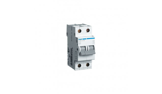 Hager Circuit breaker 2P C 20A 6kA AC (MCN220E)