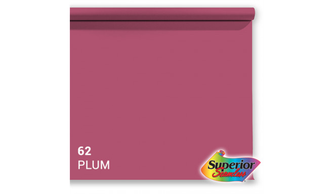 Superior Background Paper 62 Plum 1.35 x 11m
