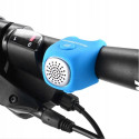 Elektronický zvonek na kolo Rockbros CB1709BU - modrý