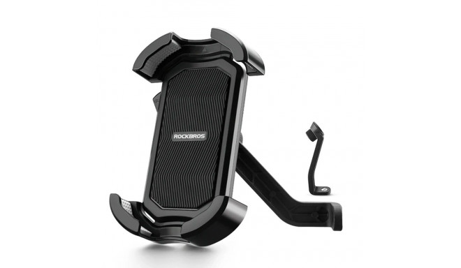 Rockbros 25210032005 Motorcycle Mirror Phone Holder - Black