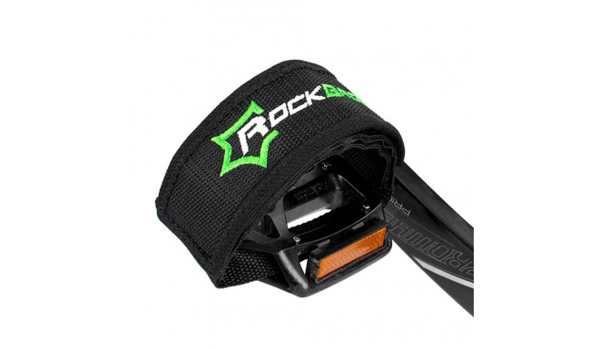 Rockbros GZT1001 bicycle pedal straps - black