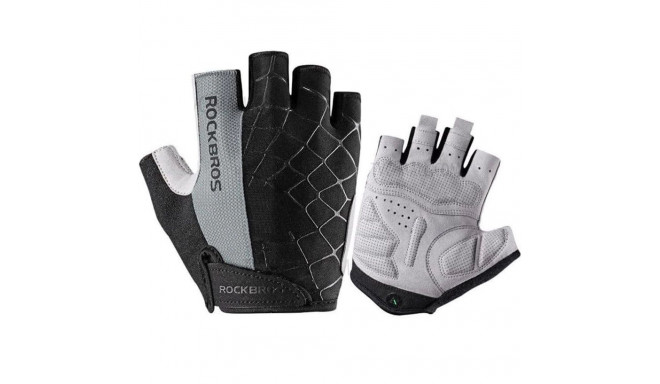 Rockbros S109GR cycling gloves, size S - gray