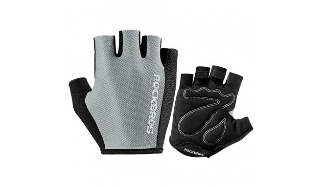 Rockbros S099GR cycling gloves, size M - gray