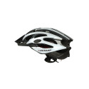 Dunlop - Kask rowerowy regulowany MTB r. M 55-58 cm (biało-czarny)