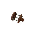 BROWN WC DOOR LOCK (Q5 (40))