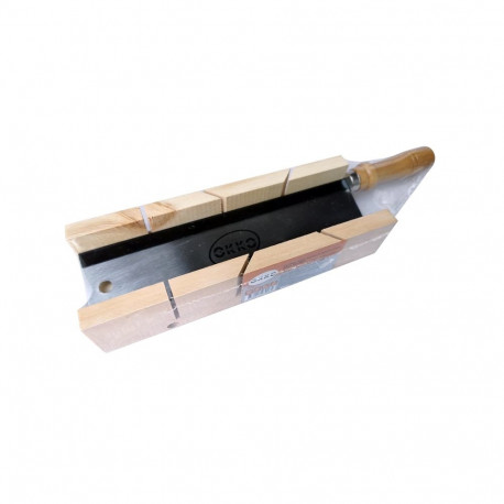 MITRE BOX AND HAND SAW SET. 250MM