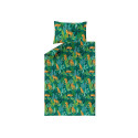 BED COV SET COTTON JUNGLE LIFE 140X200