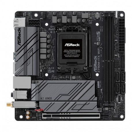 Asrock Z790M-ITX WiFi Intel Z790 LGA 1700 mini ITX emaplaat