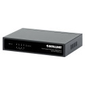 Intellinet 5-Port Gigabit Switch with PoE Passthrough, 4 x PSE PoE ports, 1 x PD PoE port, IEEE 802.