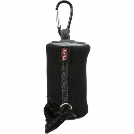 Poop bag dispenser, neoprene, 1 roll of , 20 bags