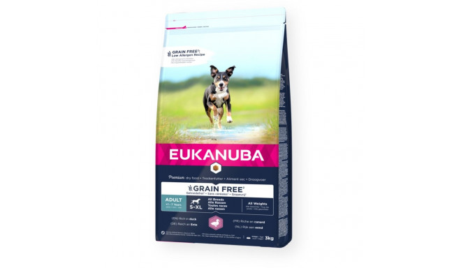 Adult duck all breeds grainfree 3 kg, Eukanuba