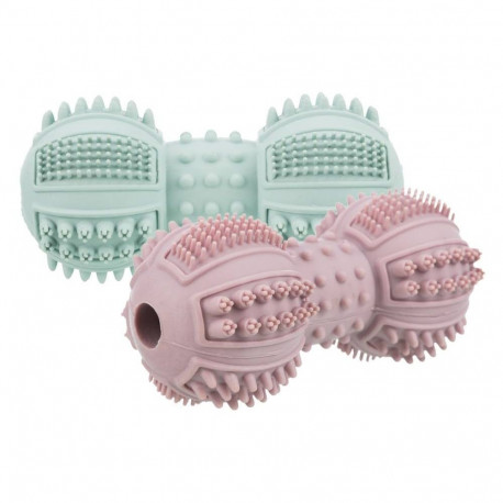 Toy for dogs DentaFun dumbbell 9cm rubber random color