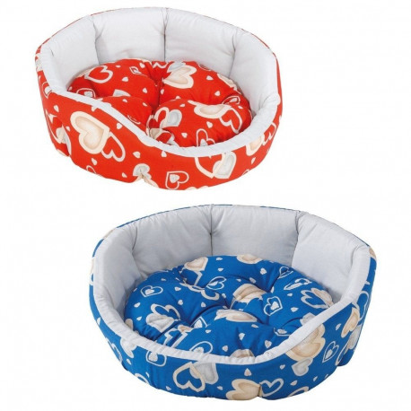 Koera voodi Diamante 55 padi sinine / punane