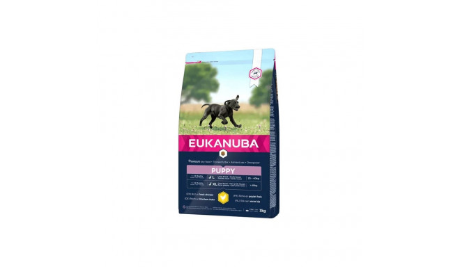 EUKANUBA Puppy kanalihaga suurtele koertele 3 kg