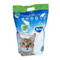 Наполнитель для кошачьего туалета Premium Silica Cat - яблоко 5л