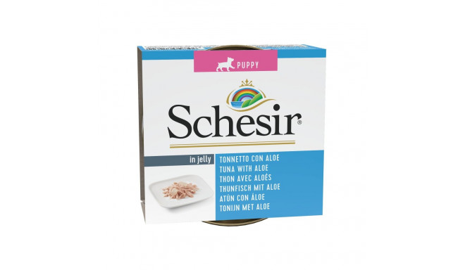 Tuna + aloe in jelly 150g wet food for puppies, Schesir