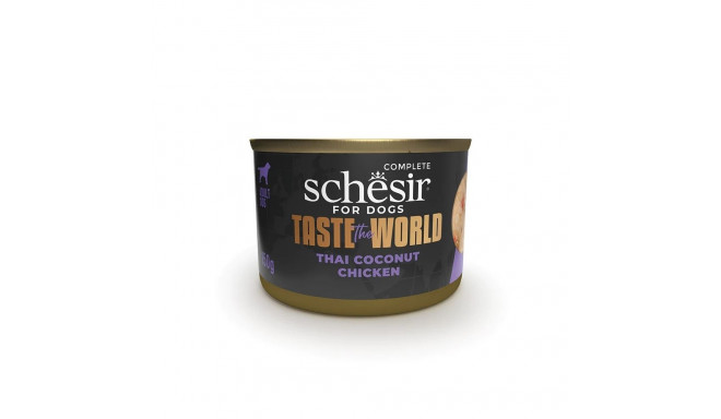 Schesir Taste The World kanaliha tai kookose kastmes märg toit koertele 150g