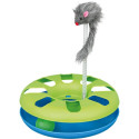 Игрушка для кошек Crazy Circle с плюшевой мышкой, ø 24 × 29 см