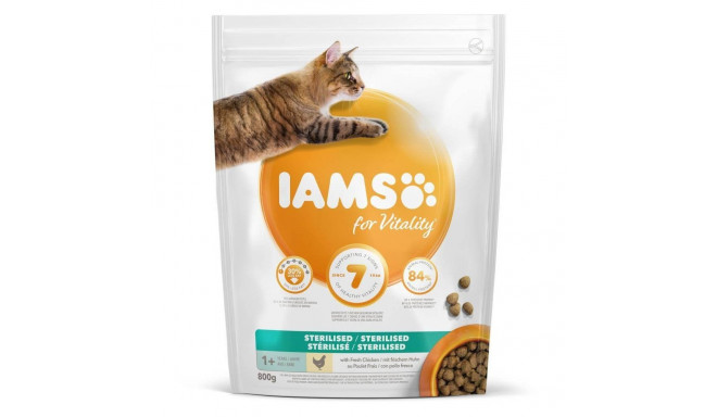 Kuiv täissööt IAMS CAT Adult Steriliseeritud kanaga 1,5 kg kassidele