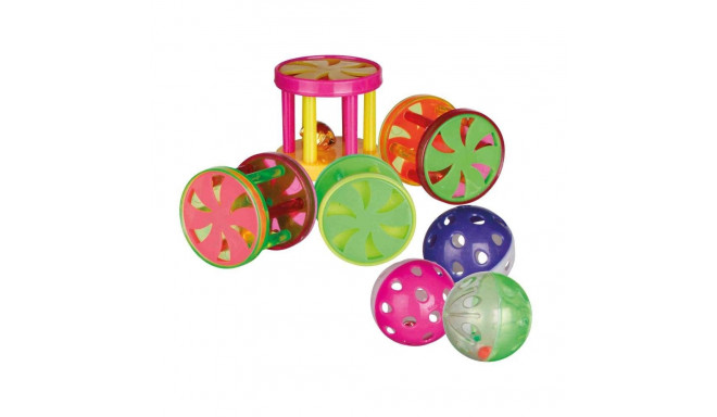 Toy for cats Ball/roll, plastic, ø 4.5 cm, sorted