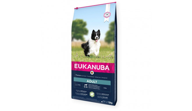 EUKANUBA Adult lambaliha ja riisiga väikestele ja keskmistele koertele 12 kg