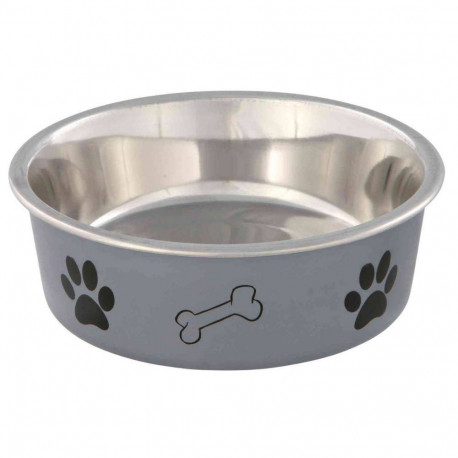 Stainless steel bowl with plastic coating, 0.45 l/ø 14 cm