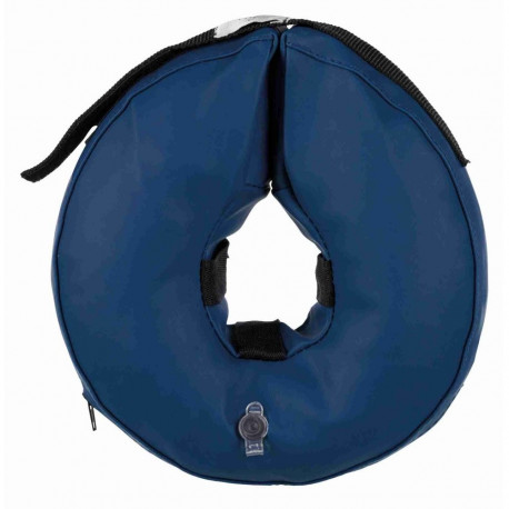 Protective collar, inflatable, L–XL: 66–78 cm/12 cm, blue