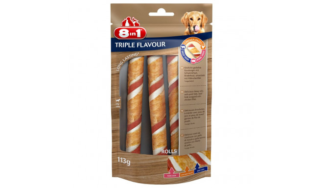 Triple flavour rolls 113g