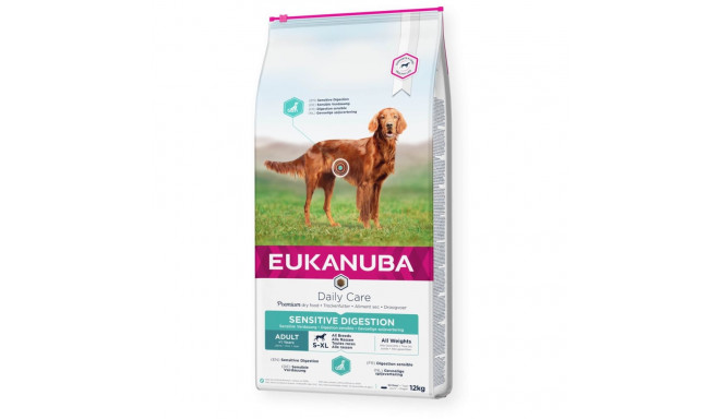 EUKANUBA Adult с курицей собакам с чувствительным пищеварением 12 кг