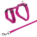 Cat harness with leash, nylon, 22–42 cm/10 mm, 1.25 m, Trixie